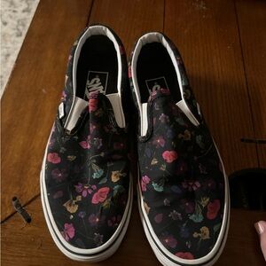 Women’s floral vans shoes